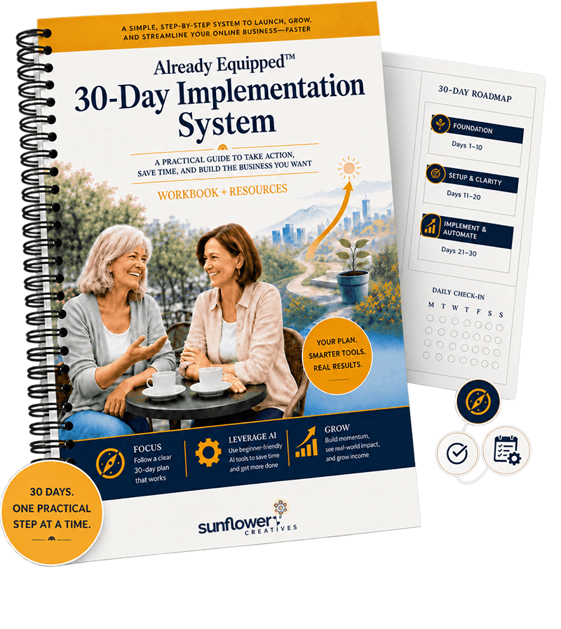 AE-30-Day-Implementation-sheets-800 The Guide product